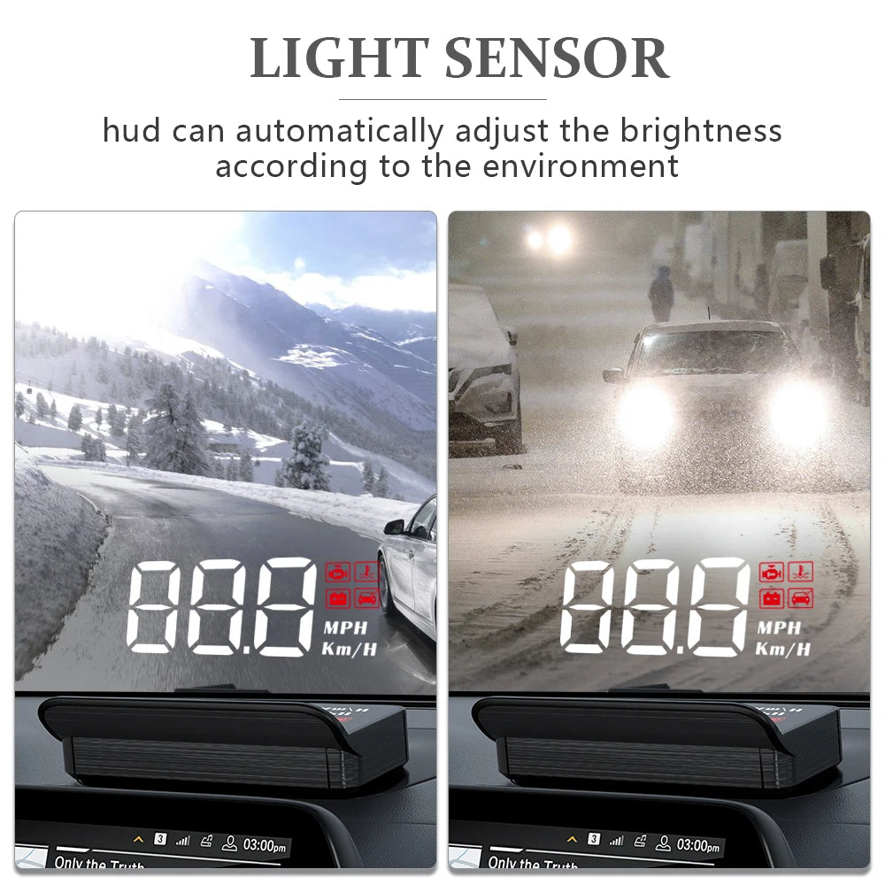GPS Head-Up Display Auto Electronics Digital Car Speedometer Accessories For All Car