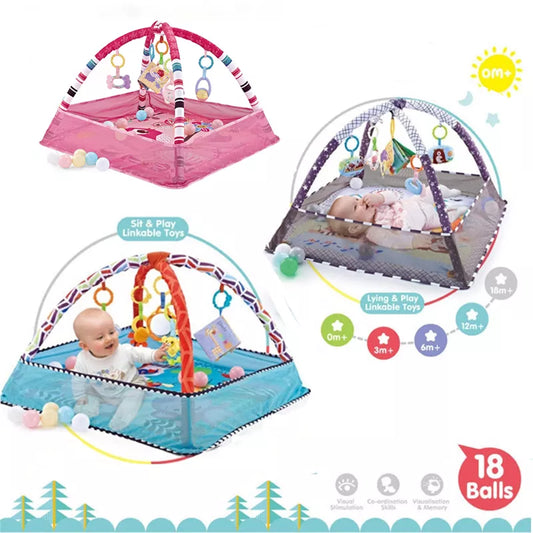 Baby Fitness Frame Crawling Game Blanket Blanket Infant Rug Toys