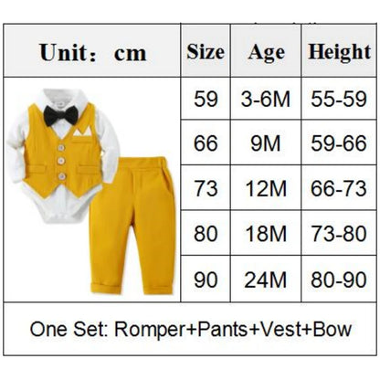Spring Vest Suit Infant Boy