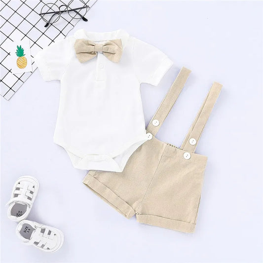 Newborn Baby Boy Gentlemen Clothes Set